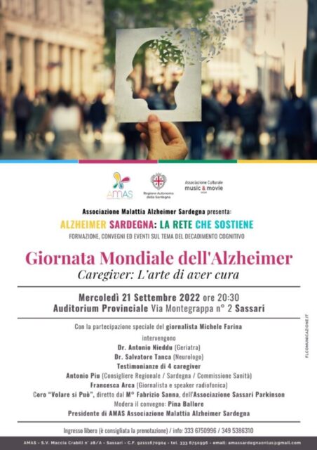 Giornata Mondiale Dellalzheimer Dedicata Ai Caregiver A Sassari