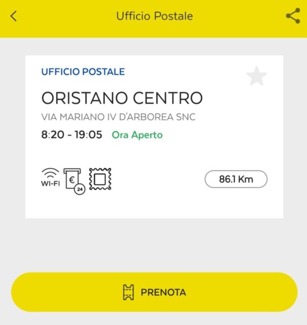 Oristano E Provincia Negli Uffici Postali Operazioni Veloci Con