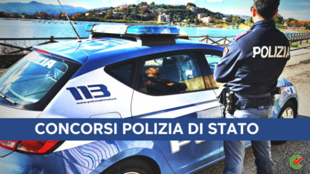 Polizia Di Stato Concorso Pubblico Per Allievi Agenti Di Polizia