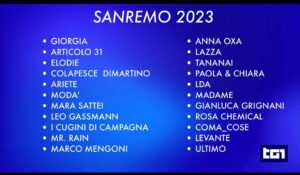 big in gara a Sanremo 2023