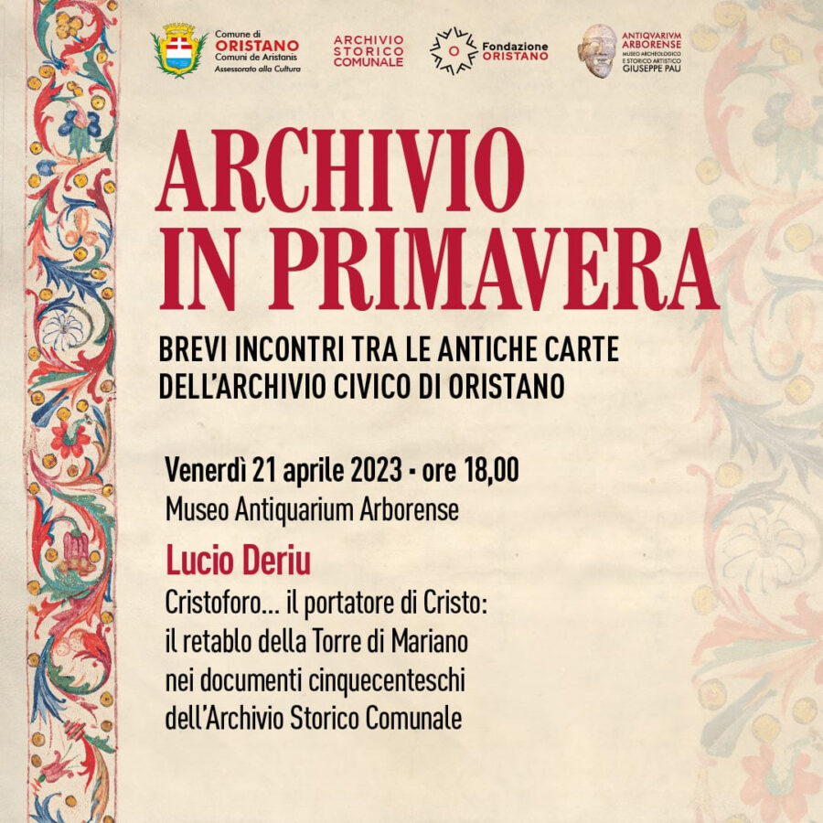 Archivio in primavera Venerd 21 aprile appuntamento dedicato a